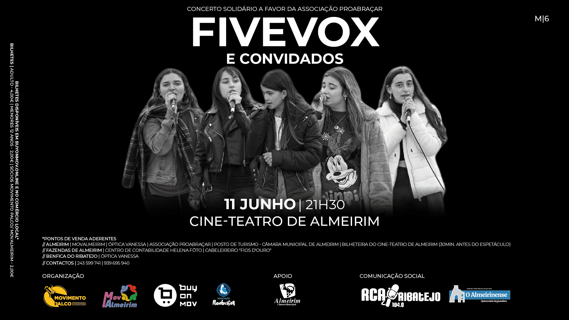 Concerto FiveVox e Convidados